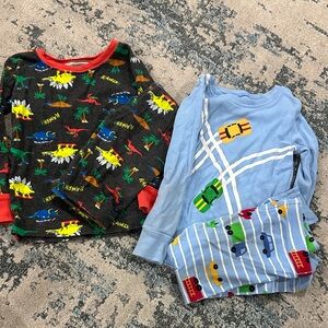 Kids Dinosaur and Car Pajama Set